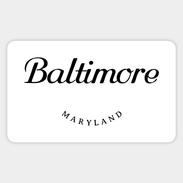 Baltimore MD Sticker by Queen 1120